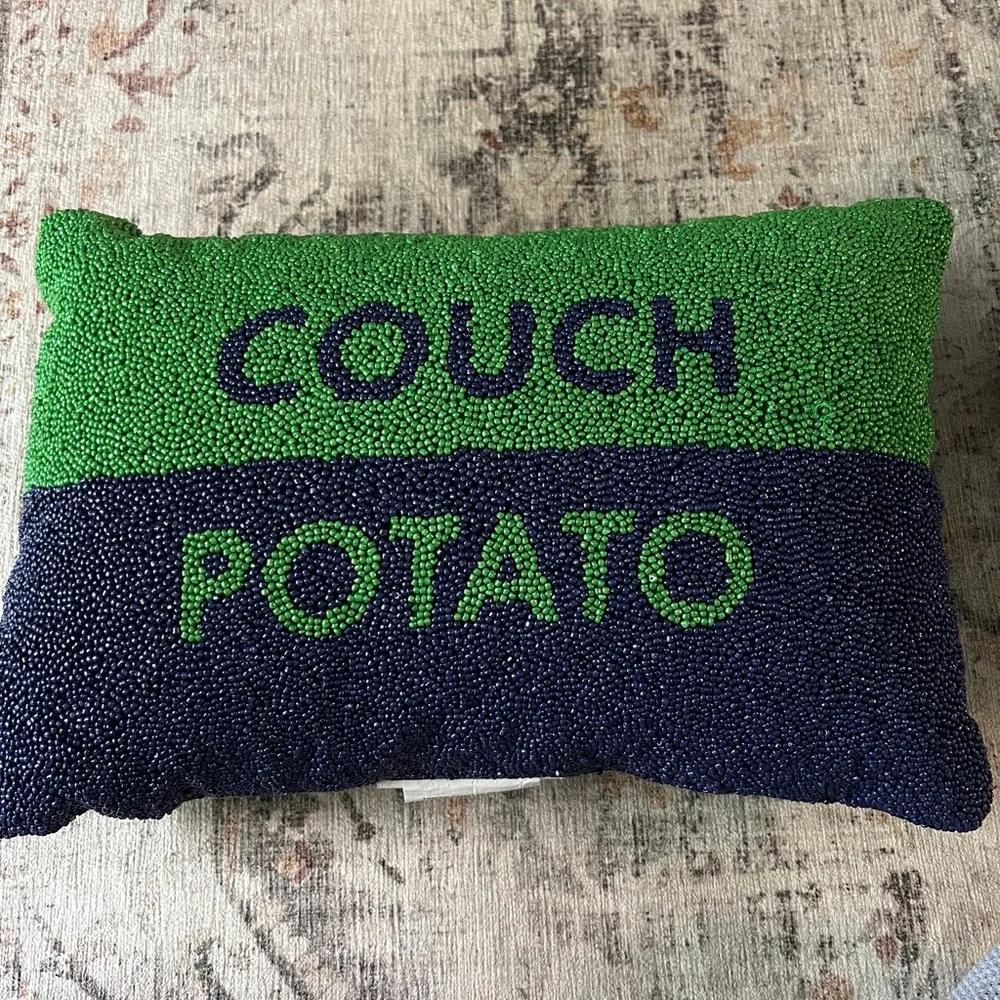 Kate Spade x Target Large beaded Couch Potato pillow🥳🥳❌❌
